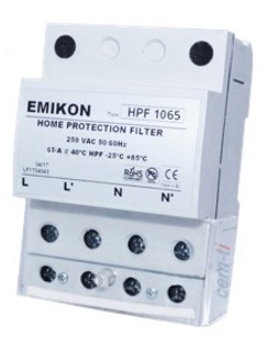 Dirty Power Electricity PLC Filter Emikon HPF-1065 65A 40 dB